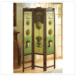 Country French Room Divider Screen-Country French Decor,French,Room Divider,Folding Divider